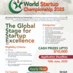 Pakistan’s biggest and high-voltage entrepreneurial event is back – SEE Pakistan – World Startup Championship 2025!